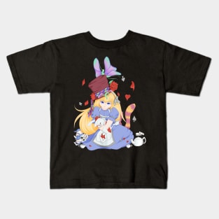 Alice and Tea Kids T-Shirt